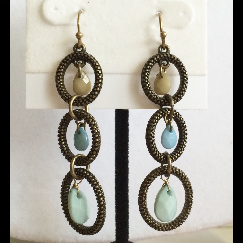 NWOT Premier Designs "Carribean" earrings